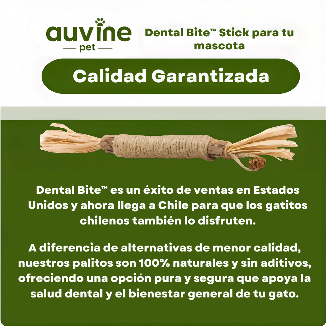 Dental Bite™ - Juguete Dental Natural para Gatos.