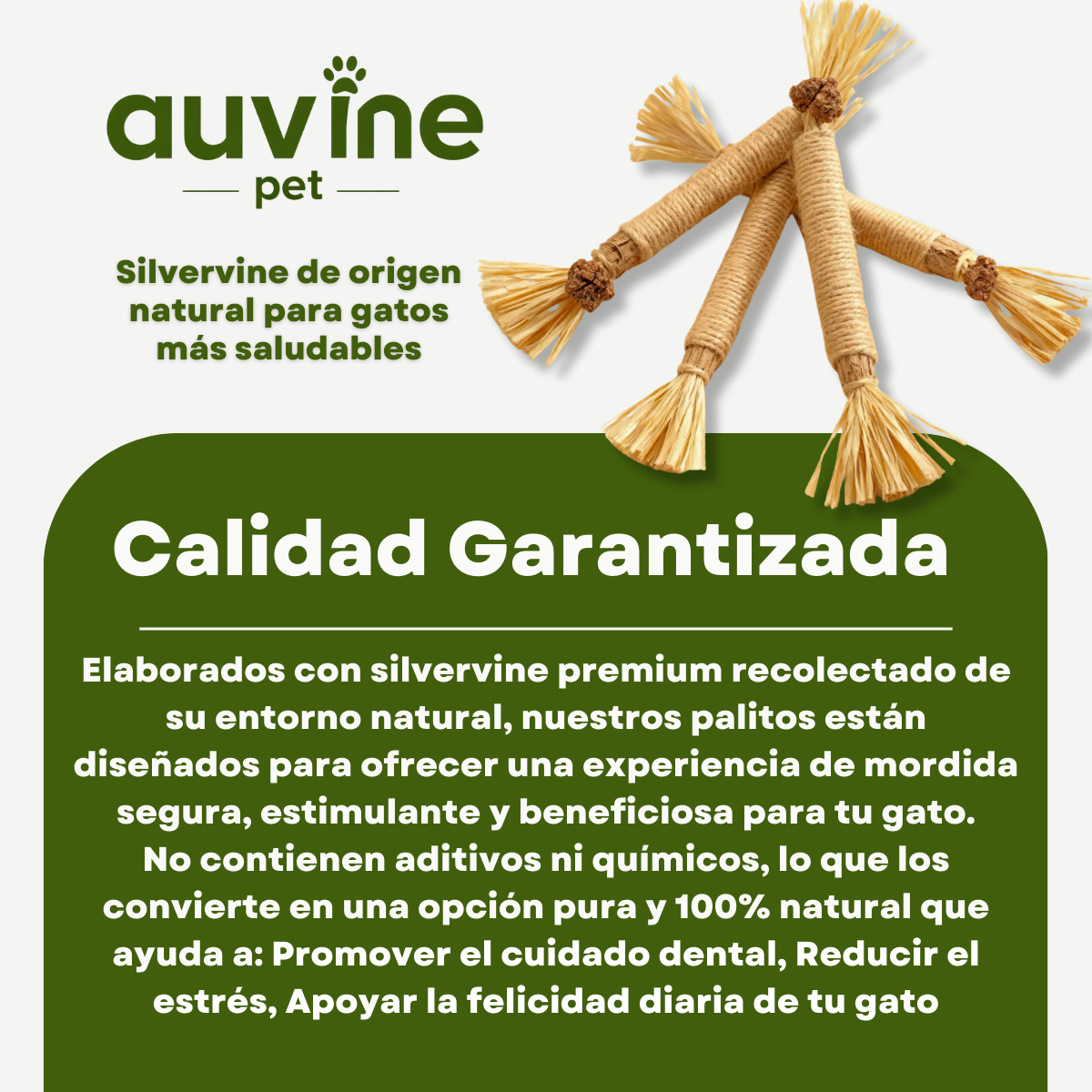 Dental Bite™ - Juguete Dental Natural para Gatos.